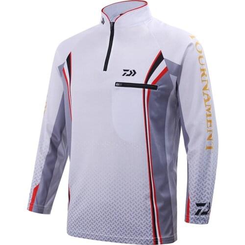 2022 Daiwa Fishing Shirts Men Professional Fishing Clothing Uv Protection Moisture Wicking Breathable Long Sleeve Camisas Pesca