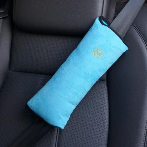 Car Seat Belt Cover for Kids Soft Seat Belt Shoulder Pad Car Seatbelt Strap Head Support Accessories