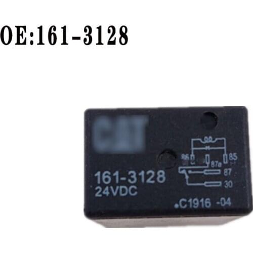 New 161-3128 for CAT Carter relay CAT 161-3128-24VDC excavator headlight relay 5 jack 24V