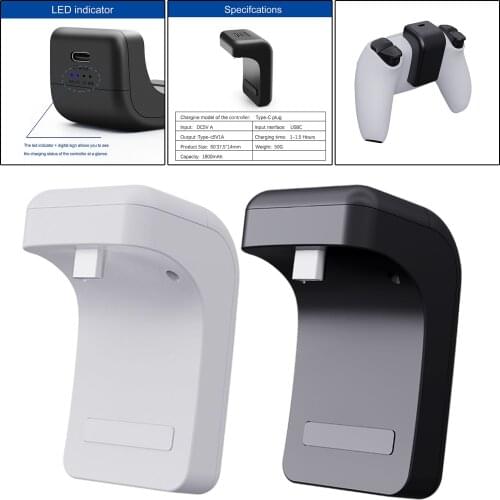 2021 New 5V1A 1800mAh Charging Kit Rechargeable Battery Charger with LED indicator for PS5 Handle Accessories