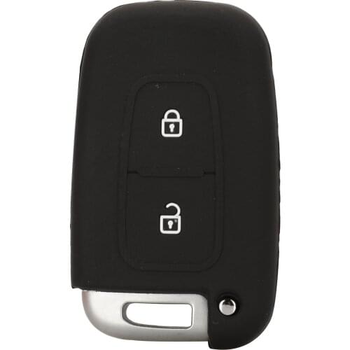 Jingyuqin New 2 Buttons Silicone Key Fob Shell Cover Case For KIA Soul Sportage Sorento Mohave K2 K5 Rio Optima Forte Cerato