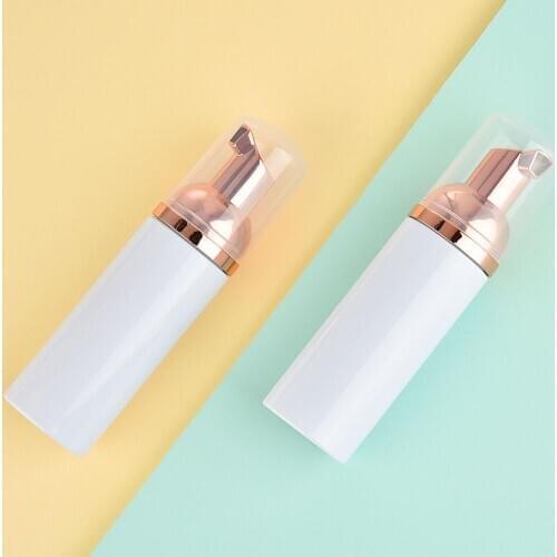 60ML5/10PCS Rose Gold Pump Bubble Empty Bottle Cosmetic Spray Bottle Durable Refillable Container Vessel Travel Sub Bottling