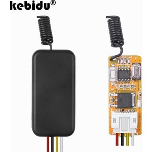 Relay Remote Switch DC 3V-12V Remote Control Switch Relay Switching LED Light Controller DIY Kit 433Mhz 1 2 CH RF Relay Receiver