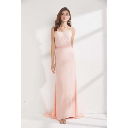 Pink Fashion Ladies Evening Dresses Party Dark Charming Gowns Woman2021