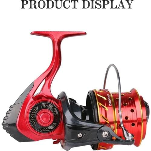 Cs8000/10000/12000 Fishing Reel Cnc Rocker Arm Spinning Wheel Fishing Accessories Color: red + gold Model: CS8000/10000/12000