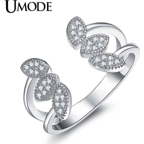 Кольца с кристаллами UMODE China At AliExpress