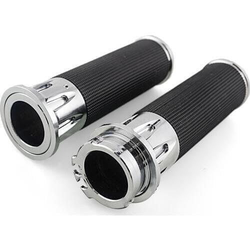 Universal 1"25mm Silver Handlebar Handle Bar Hand Grips Motorcycle For Harley Honda Suzuki Yamaha Kawasaki Atv Scooter Offroad