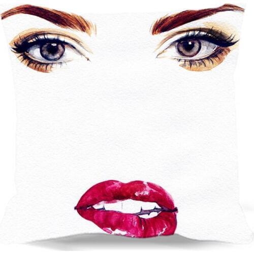 All kinds of Full makeup Cotton polyester Pillow case For Home sofa Car car chair Seat Decoration Square Cushion Cover