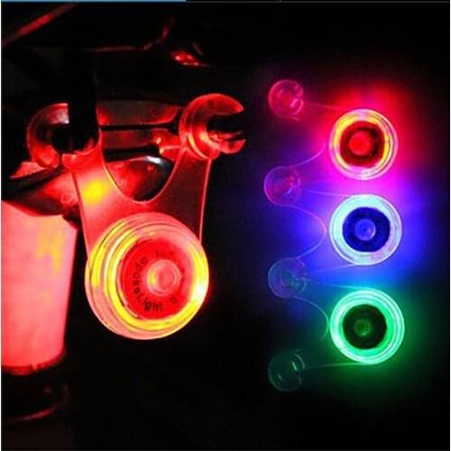 Silicone Shell Lightweight Hook Type Cycling Tail Light 6 Color Available 3 Modes Warning Night Riding Light Cycling Accessories