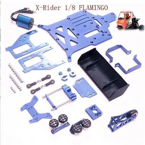 X-Rider Flamingo 1/8 RC Car Spare Parts motor mount wheel tire chassis servo plate shock absorber plate pull rod led light etc