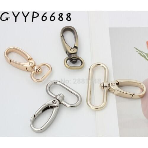 10pcs 12mm 19mm 31mm 37mm trigger snap hook brush antique brass metal trigger snap hook swivel clasp hooks Hardware Accessories