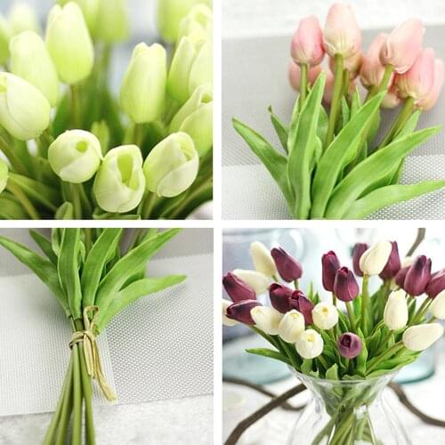 1Pcs Fashion Real-touch Artificial Fake Tulip Flowers Wedding Party Home Decor