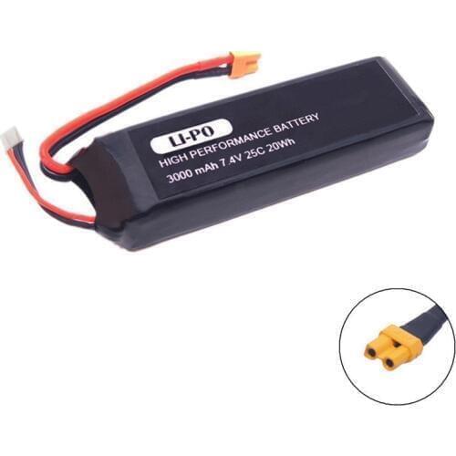 1PCS 7.4V 3000mAh upgrade Battery for mjx B3 Bugs 3 Force1 F100 Contixo F17 RC quadcopter drone spare parts