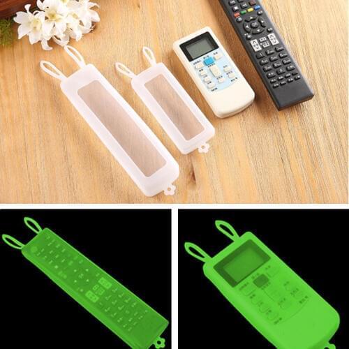 TV Remote Control Cover Home Decor Silicone Protective Cover Waterproof Cartoon Ears Shape fluorescence Dustproof Cover