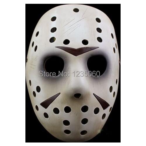 Movie Jason vs Freddy Hockey Deadpool Mask Jason Voorhees Resin Gas Horror Masks Halloween Masquerade Ball Cosplay Free Shipping
