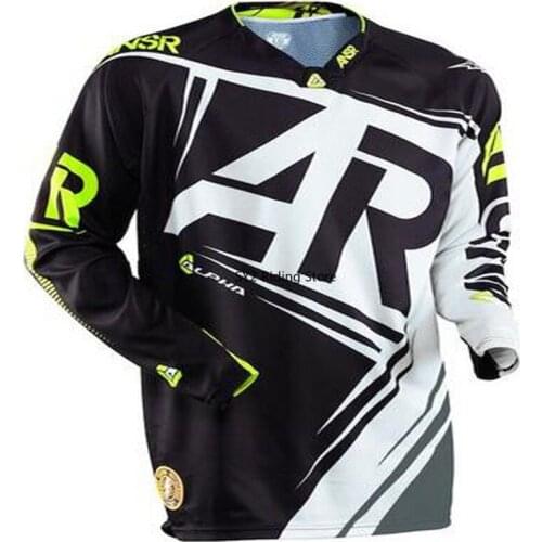 Long Sleeve Moto Jersey DH MX BMX Mountain Bike Moto Jerseys/Motocross ATV Cross Country Racing Moto Breathable Mens Shirt