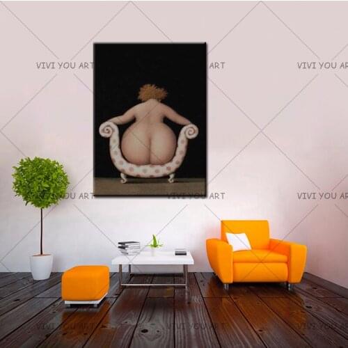 100% Handpainted Busty Ass Wall Pictures On Canvas Modern Abstract Art Gorgeous Oil Paintings Living Room High-end Decoration