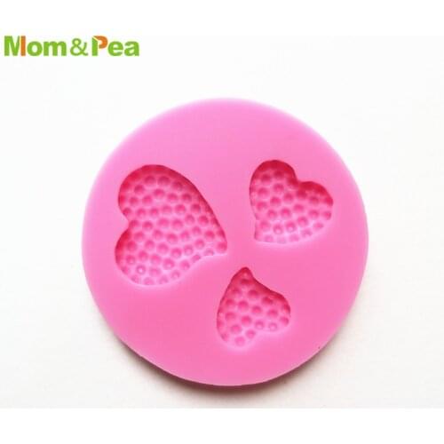 KCL532 Heart Shaped Silicone Mold Gum Paste Chocolate Ornamental Fondant Mould Cake Decoration Tools