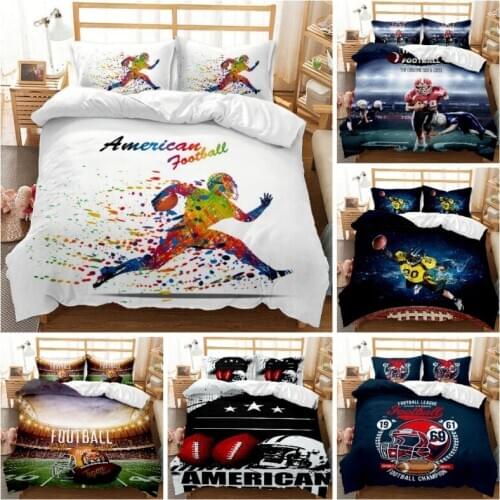 Hot style 3D digital printing 100% Polyester bedding set 1 duvet cover + 1/2 pillowcases bed in a bag US/EU size (no sheet)