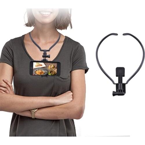 Sport Camera Bracket Lightweight Neck Hanging Selfie Hanging Rack Holder for Phone Sports Camera Shooting Accessories
