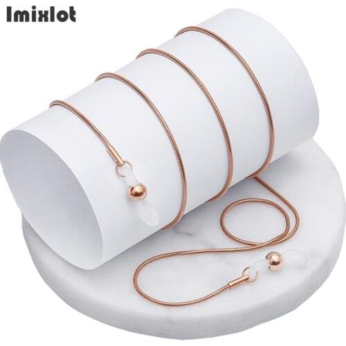 Fashion Stainless Steel Glasses Chain Women Men Eyeglass Cord Sunglasses Cord Retainer Holder Eyewear Lanyard Neck Strap Rope