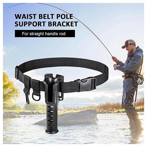 Belt Rod Holder Portable Pole Inserter Fishing Rod Pesca Multi-function Rack Fishing Rod Quick Belt Holder Accessory Rods