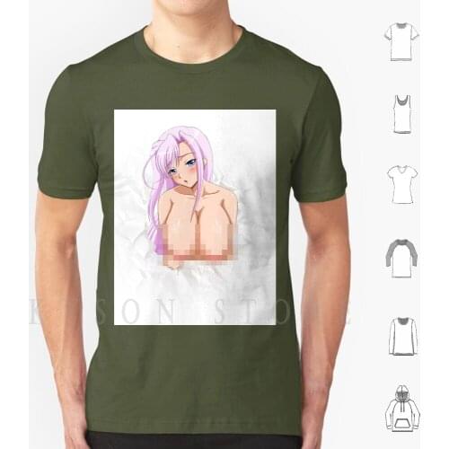 Sexy Paper Anime Girl T Shirt Diy Big Size Cotton Sexy Anime Hentai Manga Ecchi Hot Girls Sexy Girl Anime Girl Paper Boobs