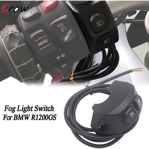 For BMW R1200GS R1250GS F850GS F750GS ADV Adventure LC Handle LED Fog Lights Wiring Harness Switch button Control smart relay