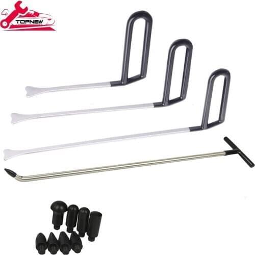 Dent Removal Rods Tools Dent Repair Kit Rod Whale Tail tap down with R1 push hooks