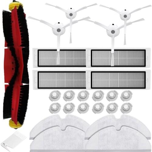 Xiaomi 5 Roller Brush Side Brush Filter for Xiaomi for Roborock S6 S5 Max S60 S65 S5 S50 S55 E25 E35 Home Cleaning Accessories