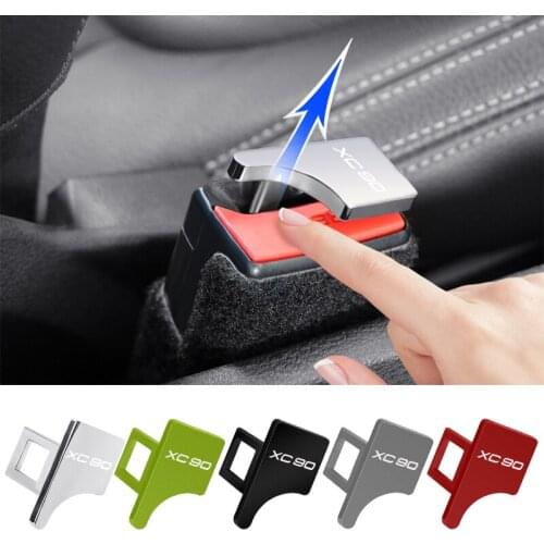 1PCS Car Safety Buckle silencer Clasp Insert Plug Clip for Volvo XC90 V40 V60 S60L S80 XC80