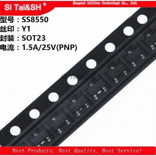 100pcs/lot SS8550 SOT23 MMBT8550 SOT MMBT8550LT1G SMD Y2 SOT-23 new transistor