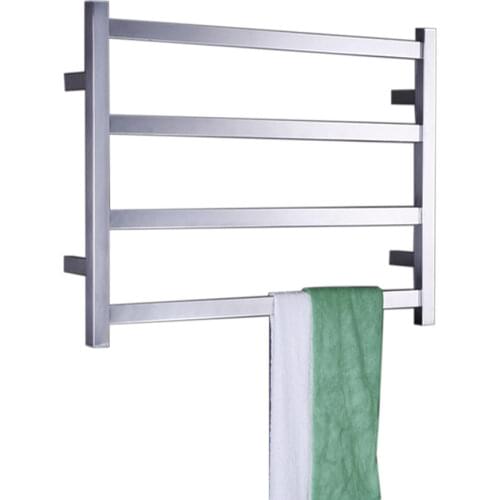 Free shipping new 304# Stainless Steel Square tube Heated Towel Rail Electric Towel Warmer/towel dryer for Bathroom TW-SQ3