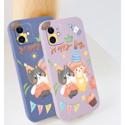 Celebrating Girl Phone Case For iPhone 12 Pro Max Mini 11 Pro Max X XR XS MAX SE2020 8 8Plus 7 7Plus 6 6S Plus Silicone Cover