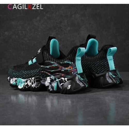 CAGILKZEL 2021 Spring Sneakers Kids Sports Shoes For Boys Fashion Casual Children Shoes Boy Running Child Shoes Chaussure Enfant