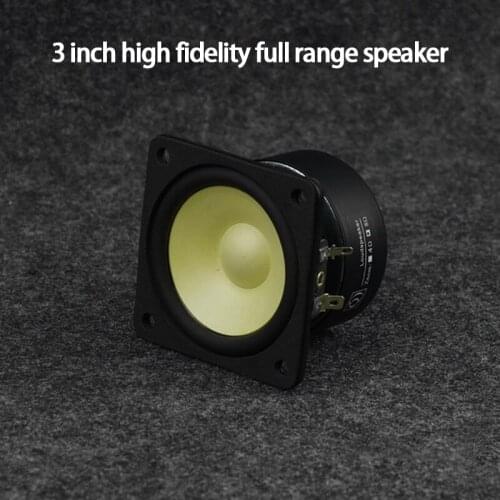 KYYSLB 8-15W 4-8ohm 3 Inch High-fidelity Full Range Speaker Unit Original Fever Speaker Fine Treble Clear Midrange Strong Bass