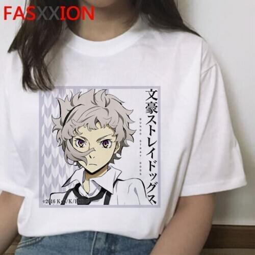 Bungou Stray Dogs t shirt t-shirt women kawaii harajuku kawaii plus size summer top tumblr