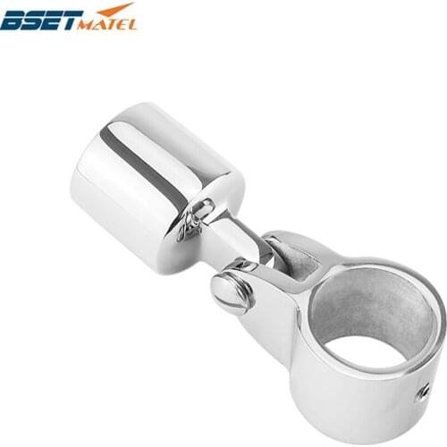 Stainless steel 316 Boat Bimini Top Fitting Slide Cap Slide Sleeve Pipe Eye End Cap Jaw Slide Clamp External Eye End Canopy Tube
