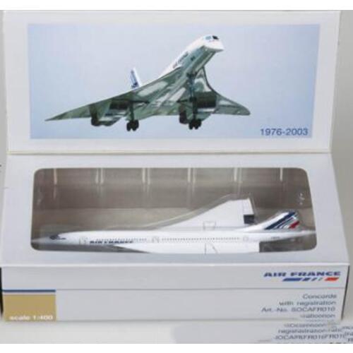 14CM 1:400 Concorde Air France 1976-2003 Airline Model Alloy Collectible Display Toys Airplane Model Collection Kids Children
