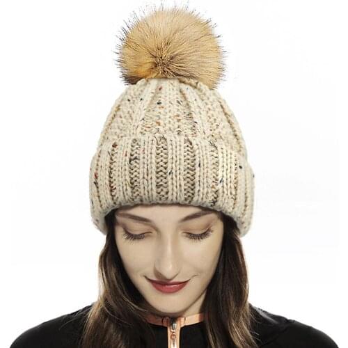 2021 new hat ladies knitted winter wool beanie hats women warm men and women winter accessories