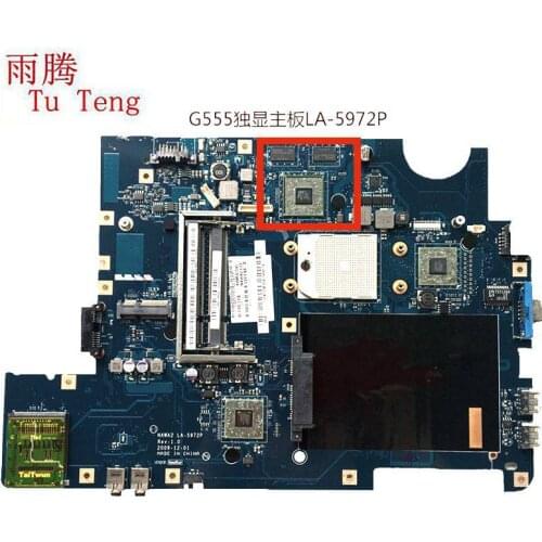 NAWA2 LA-5972P for Lenovo G555 laptop GNAWA2 LA-5972P with GPU socket S1 test original