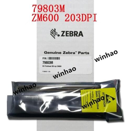 Genuine new thermal printhead for 79803M zebra zm600, 203dpi print head