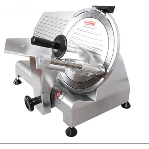 10 Inch Large Commercial Semi-automatic Meat Slicer 110V/220V Frozen Lamb Beef Meat Slicing Machine Grinder 250ES-10