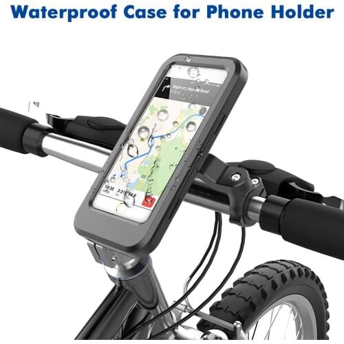 Adjustable Waterproof Bicycle Phone Holder Universal Bike Motorcycle Handlebar Cell Phone Support Mount Bracket For Iphone