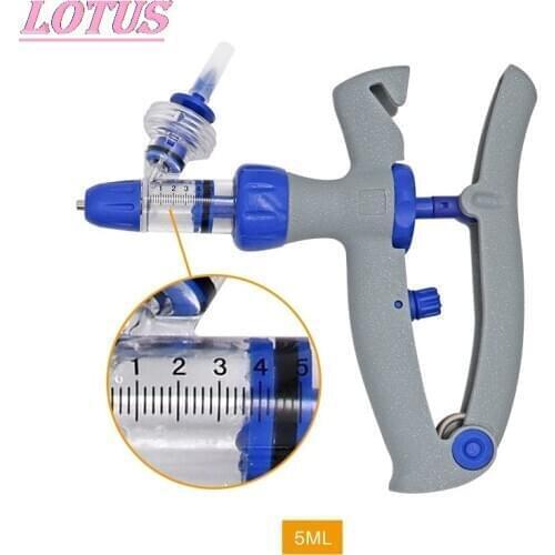 1ml 2ml 5ml Syringe Veterinary Continuous Injector Vaccine Injection Poultry Adjustable Automatic For Chicken Duck Pig Cow Sheep