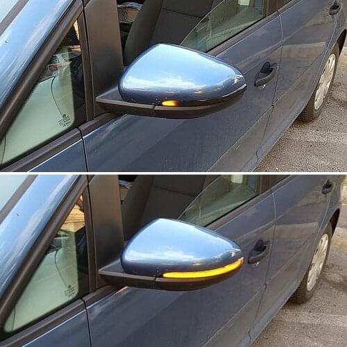 For Volkswagen VW GOLF 6 VI MK6 GTI R line R20 Touran Dynamic Blinker LED Turn Signal Light Side Mirror Indicator Sequential