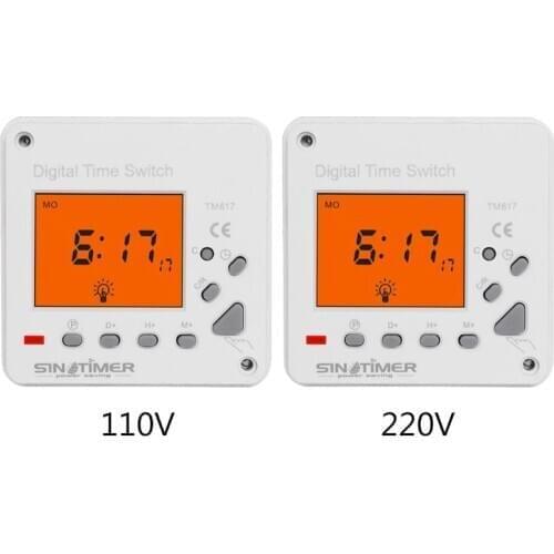 Timer Switch, Digital Electric from 1min to 168 Hours Durable Programmable Smart Control Switch Timer with Backlight Display