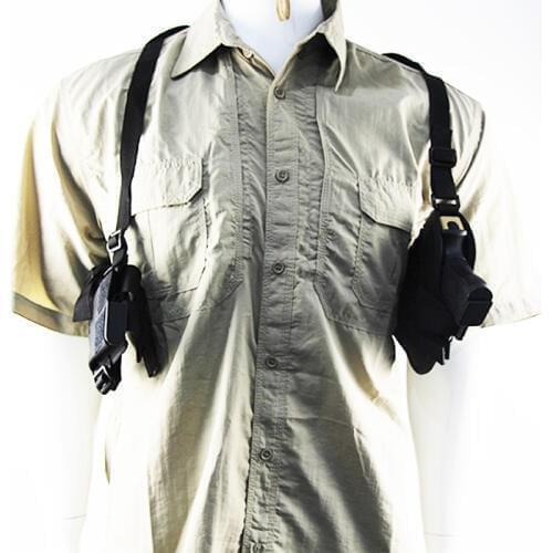 Tatical Concealed Shoulder Holster Pistol Airsoft Gun Holster for Glock 17 18 19 26 43 CZ75 HK USP Universal with Magazine Pouch