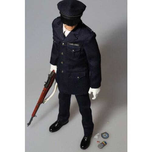 1/6 Joker Heath Police Suit With Head Sculpt Models for 12" Male Body Action Figures