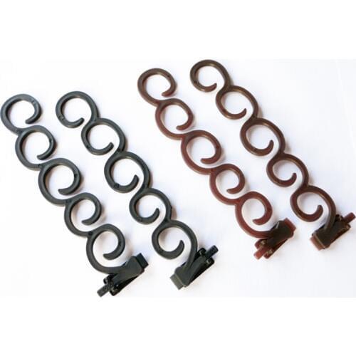 2pcs/set Magic French Elegance Hair Braider Flower Magic Hair Clip Stylist Queue Twist Plait DIY Hairstyle Styling Accessories